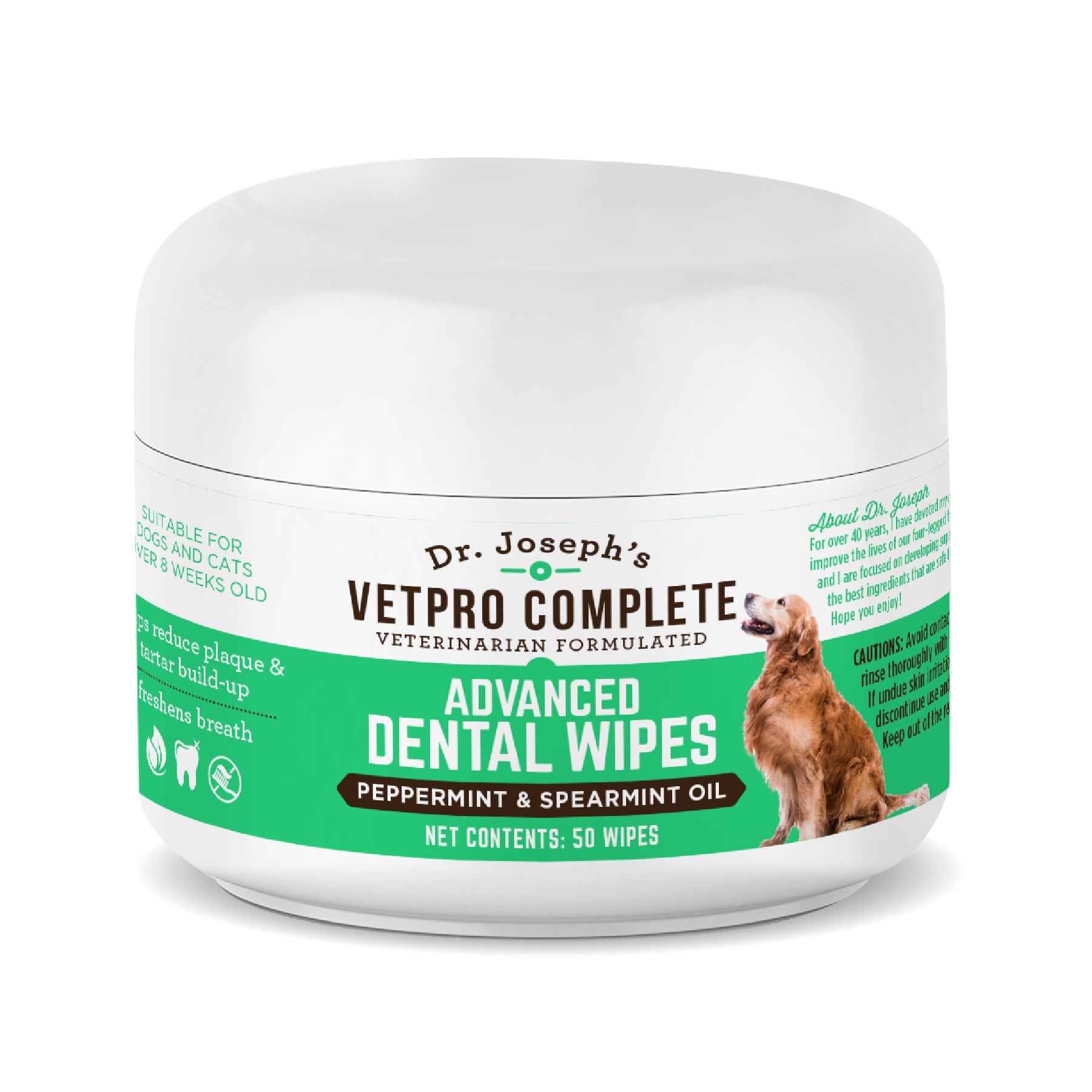 dr josephs dental wipes - vetpro complete