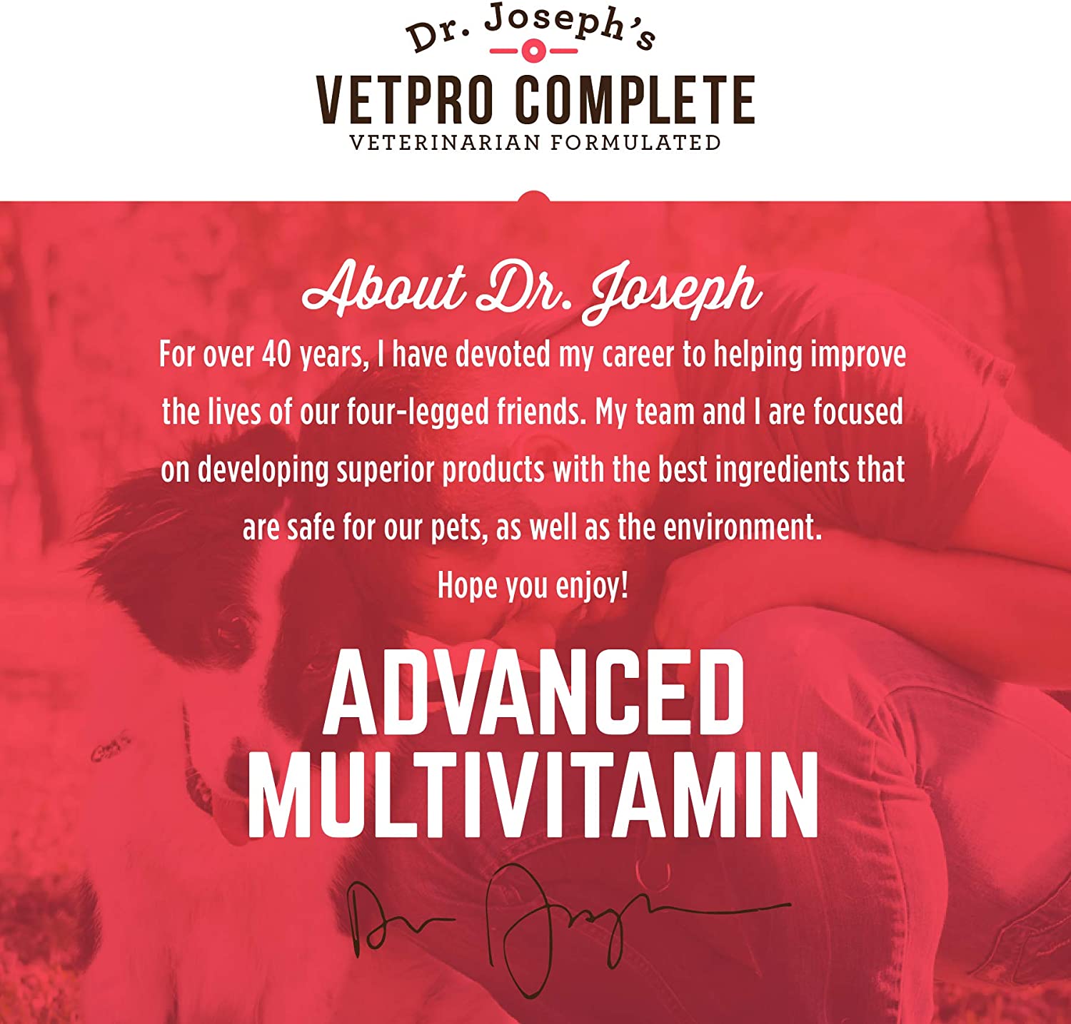 Dr Josephs Advanced Multivitamin - Vetpro Complete